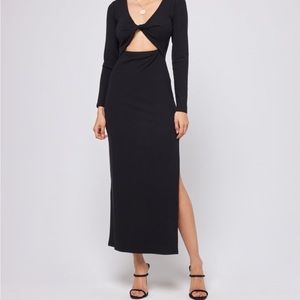 Women’s L*Space Black “Hayden” Long Sleeve Dress